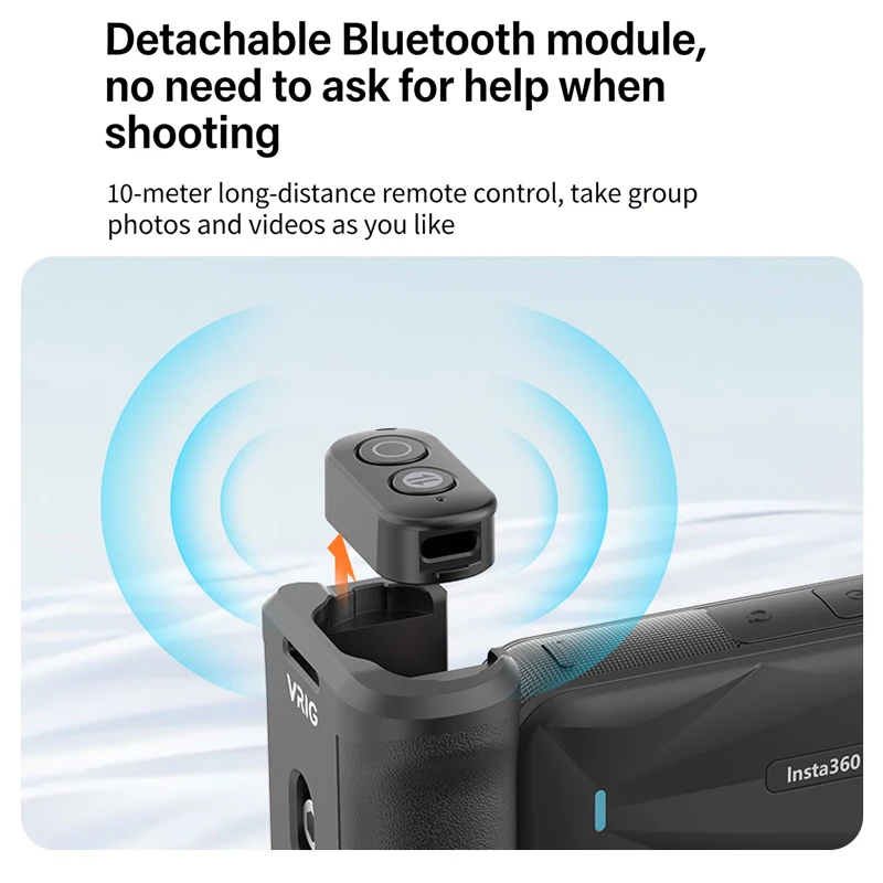 Handgriff für Straßenfotografie für Insta360 X5/X4 Air Aufnahmekamera, Griff für Insta360 X5/X4 Air Fotografie-Zubehör – Detail 3