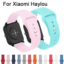 Silicone Strap For xiaomi Haylou Solar LS05 GST RT2 Smart Watch Band Sport Belts For Haylou RS4 Plus RT2 LS10/LS02/RT/RS3 Correa