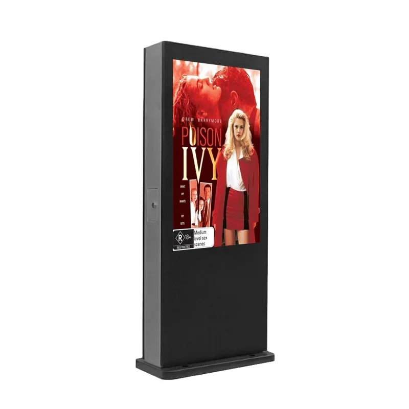 Ultra Brightness 43 55 Sunlight Readable Video Player Lcd Portrait Screen Advertising Totem Outdoor Digital Signage Display