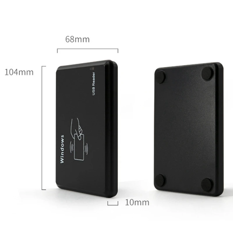 Contactless RFID Card Reader,125Khz USB ID Card Reader Configurable EM Proximity Sensor Smart Card For Access Control