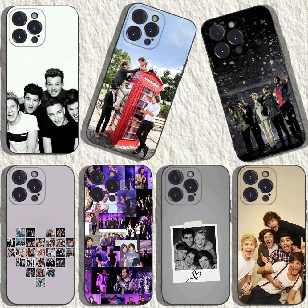 

Band O-One Direction OD Phone Case For iPhone 17,16,15,14,13,12,11,Plus,Pro Max,XS,X,XR,SE,Mini,8,7,Soft Silicone Black Cover