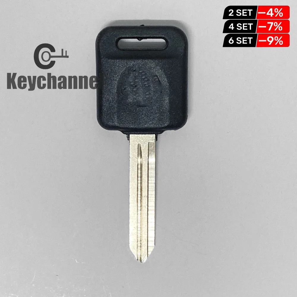 10pcs NSN14 Car Key Blade Solid  Pastic Key Blank Spare Key for Nissan Bluebird Tiida Sylphy Almera CWTWB1U761 N7 N8 N9 NV200