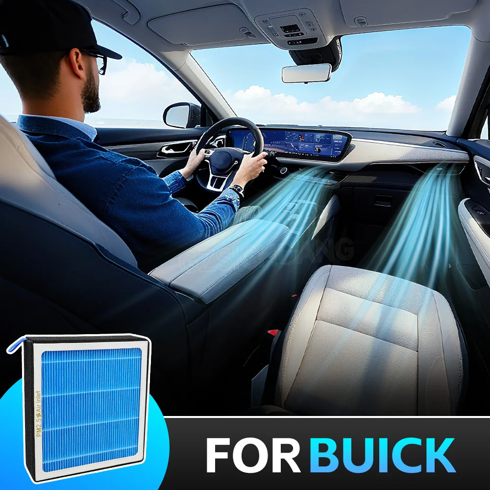 

Car Air Conditioning Filter Element For Buick Enclave Encore GX Envision High Flow Air Filter Replacement Interior Accessories