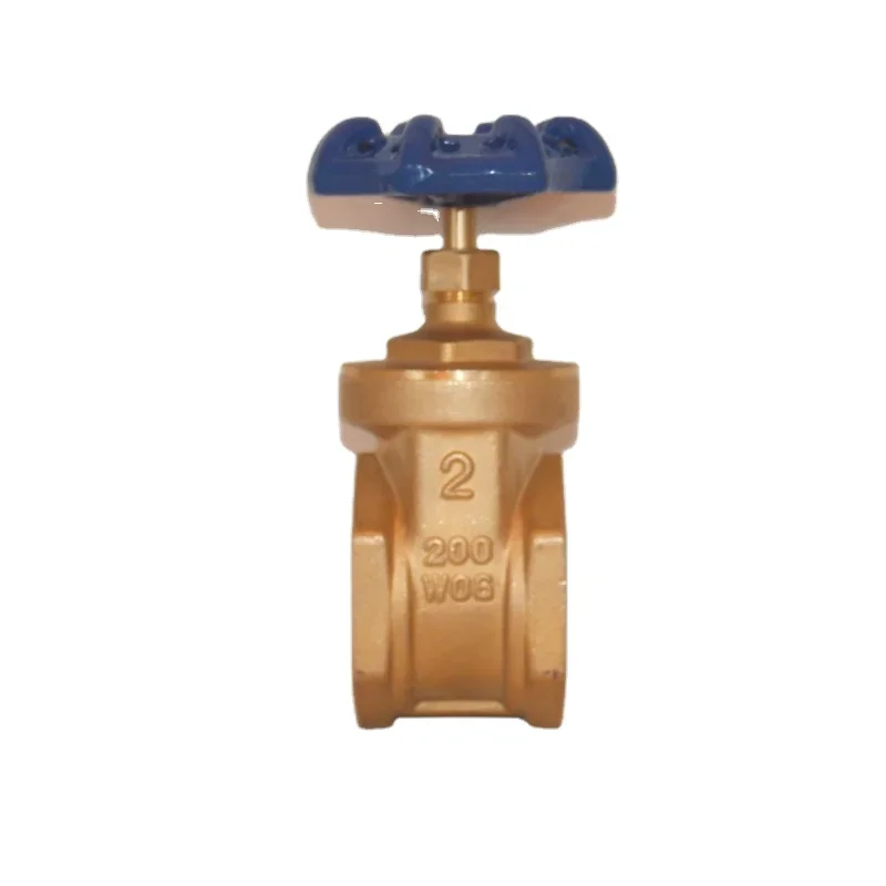 Brass Gate Valve with NPT Threaded 2 Inch Manual Water Valve