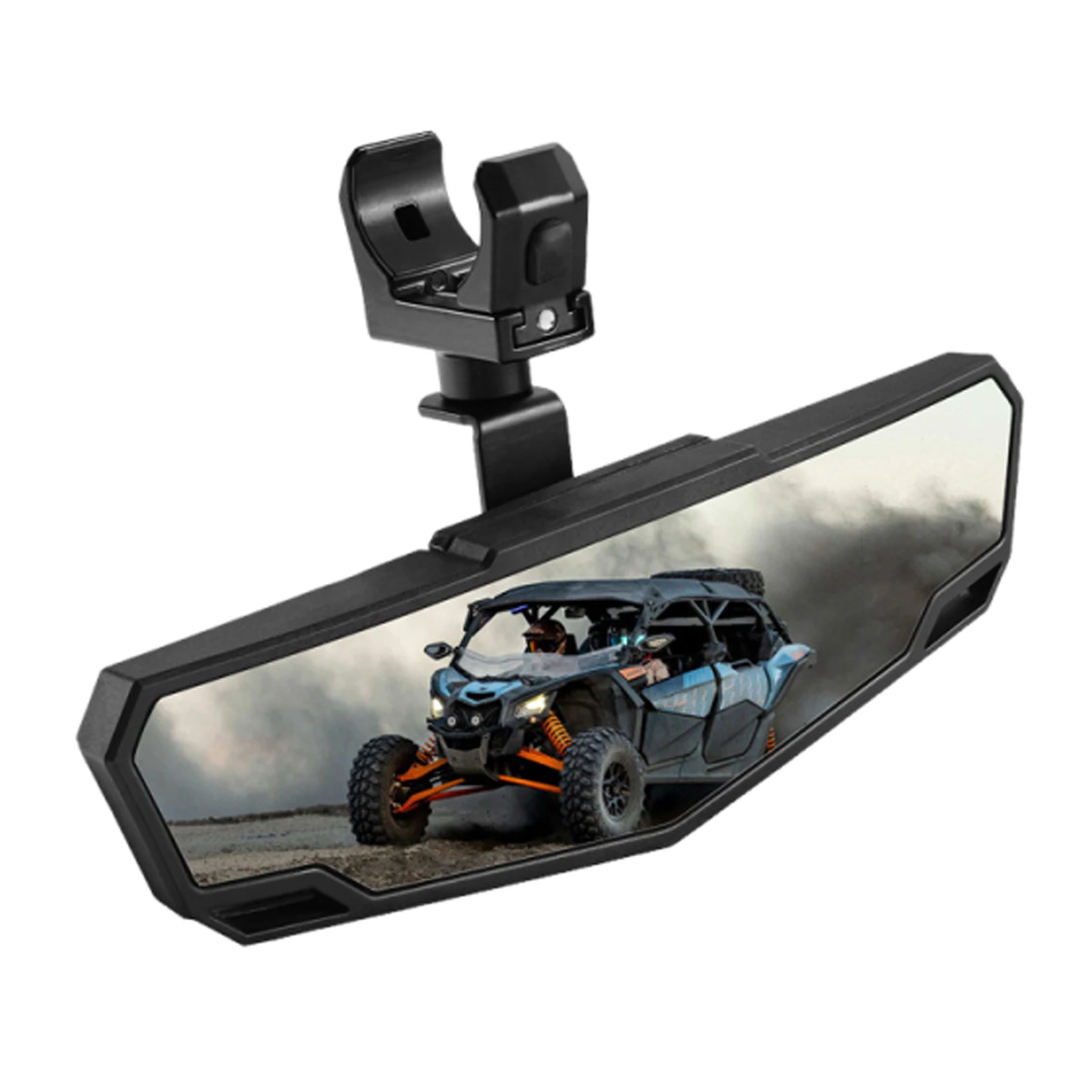 

UTV ATV Aluminum Alloy Mirror 1.5-2In Roll Bar Adjustable Rear View for RZR Maverick X3 Off-Road Accessories