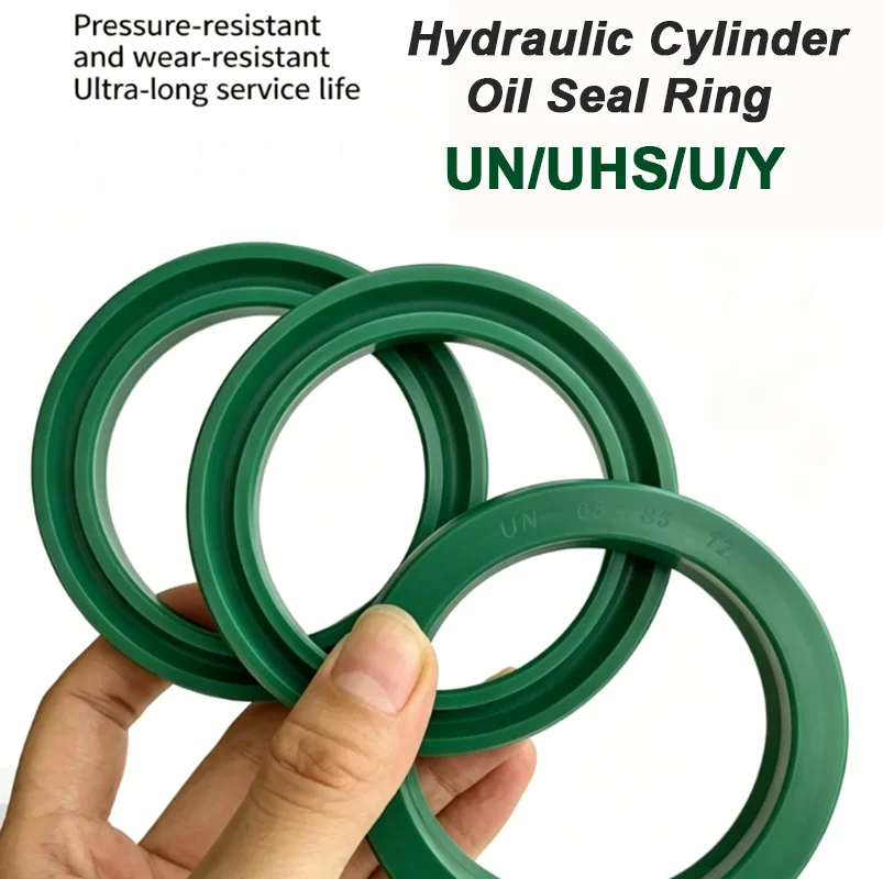 1Pcs Polyurethane Hydraulic Cylinder Oil Sealing Ring ID14/16/18-70mm Height 5/6/7mm UN/UHS/U/Y Type Shaft Sealing Ring Gasket