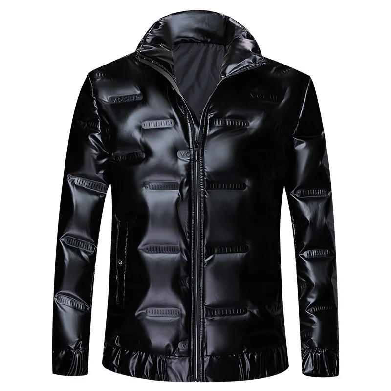 Youth Down Jacket New Mens Coat Trendy Casual Male Clothing Glossy Thickened 90% White Duck