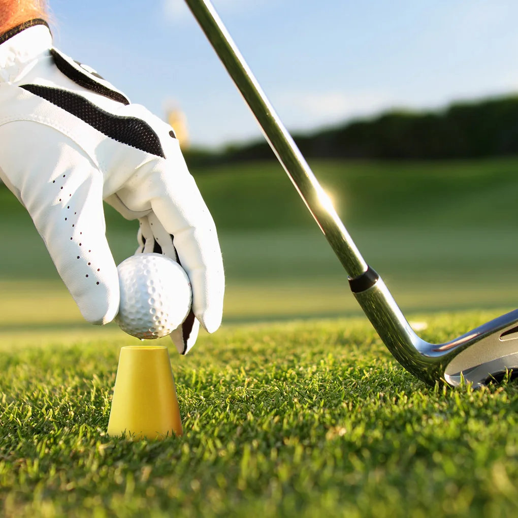 4pcs set Tee Rubber Ball Holder Golfer Ball Rack 4 Height Training Holder Golfing Practice Tool