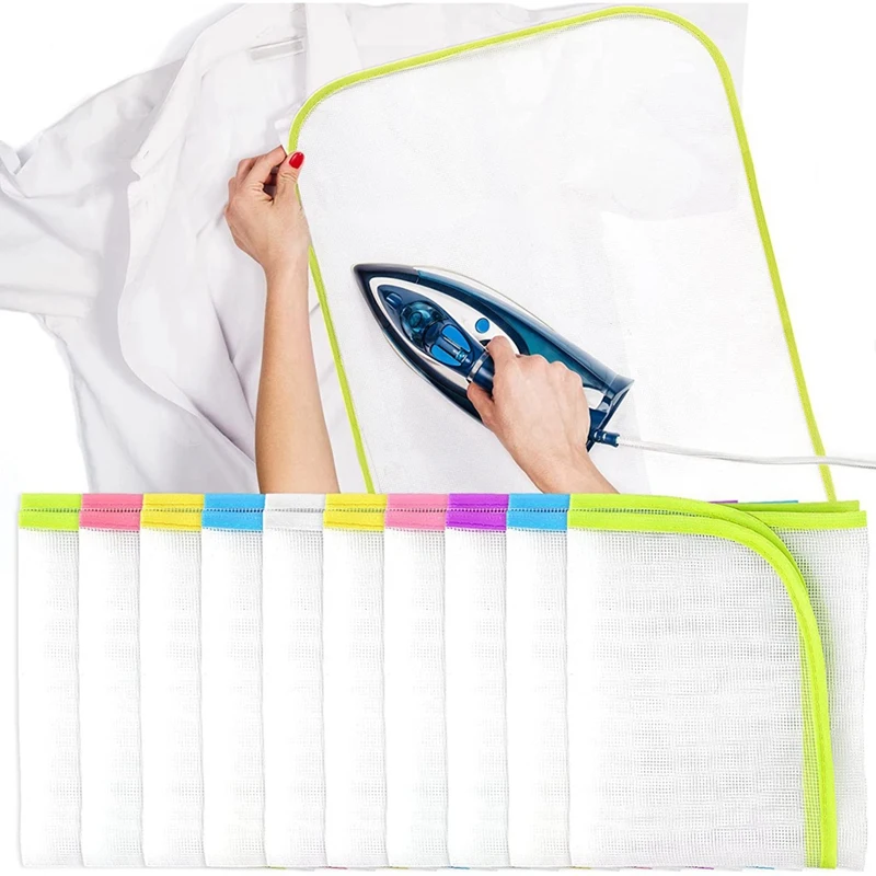 15PCS Household Ironing Cloth Muti-Protective Over Ironing Board Hanger Pressing Cloth For Ironing Reusable