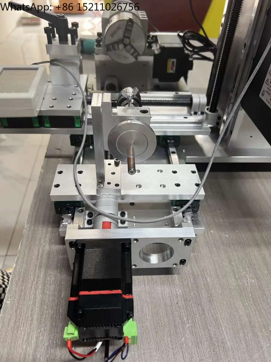 Industry Mini CNC Lathe 220V Servo Motor Multi-Function Manual Assembly Precision Turning Milling Drilling Stainless Steel