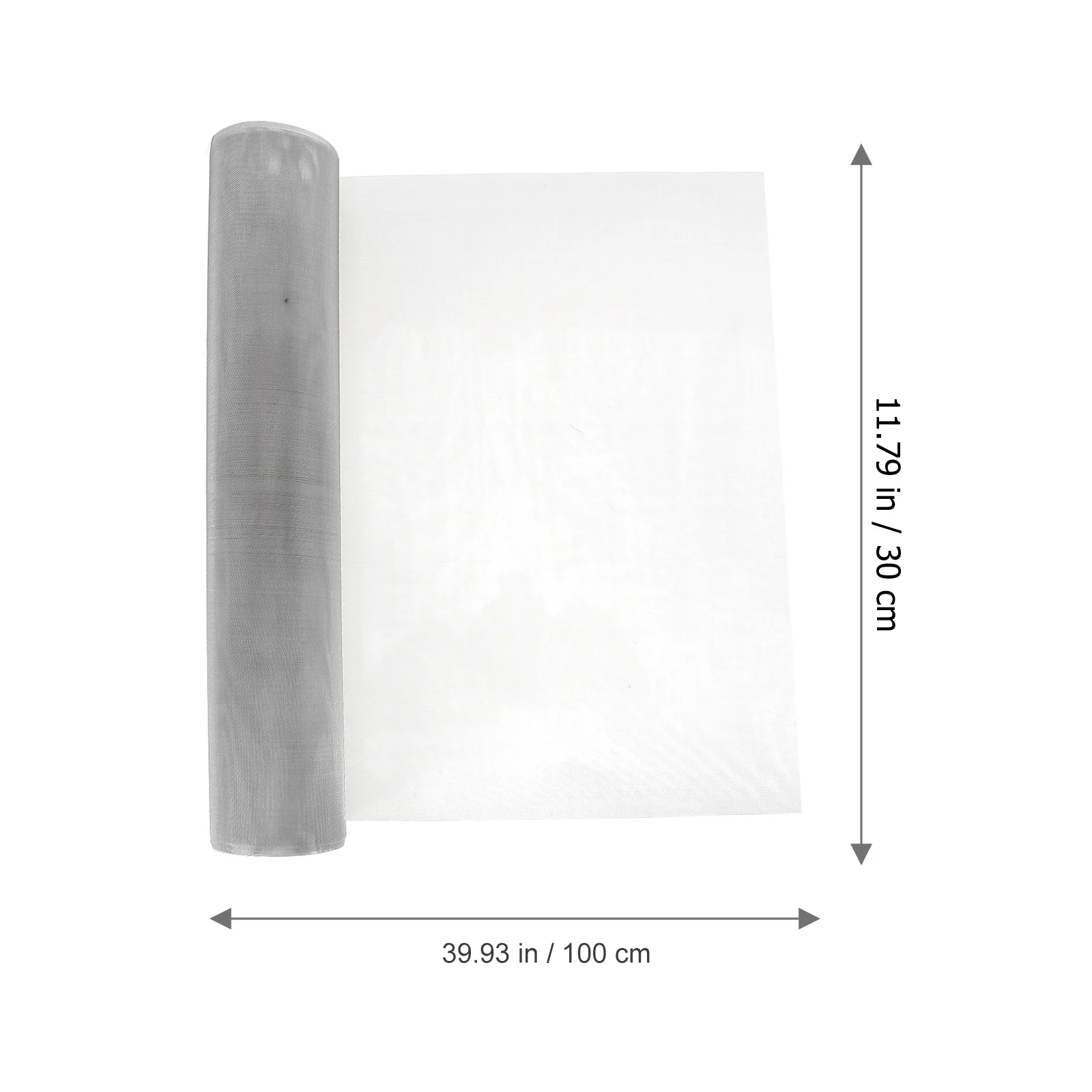 

Stainless Steel Woven Wire 30x100CM Insect Proofing Mesh Sheet Tool Corrosion Resistant Metal Mesh Fabric