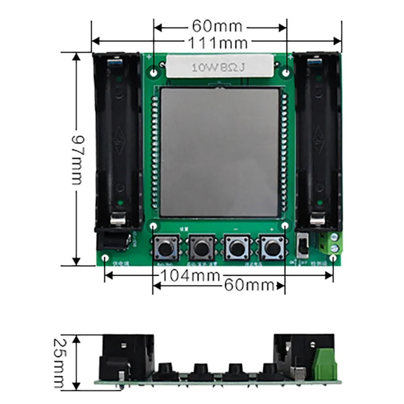 18650 Lithium Battery Capacity Tester Module High Precision XH-M239 LCD Digital Display True Capacity Module MaH/mwH Measurement