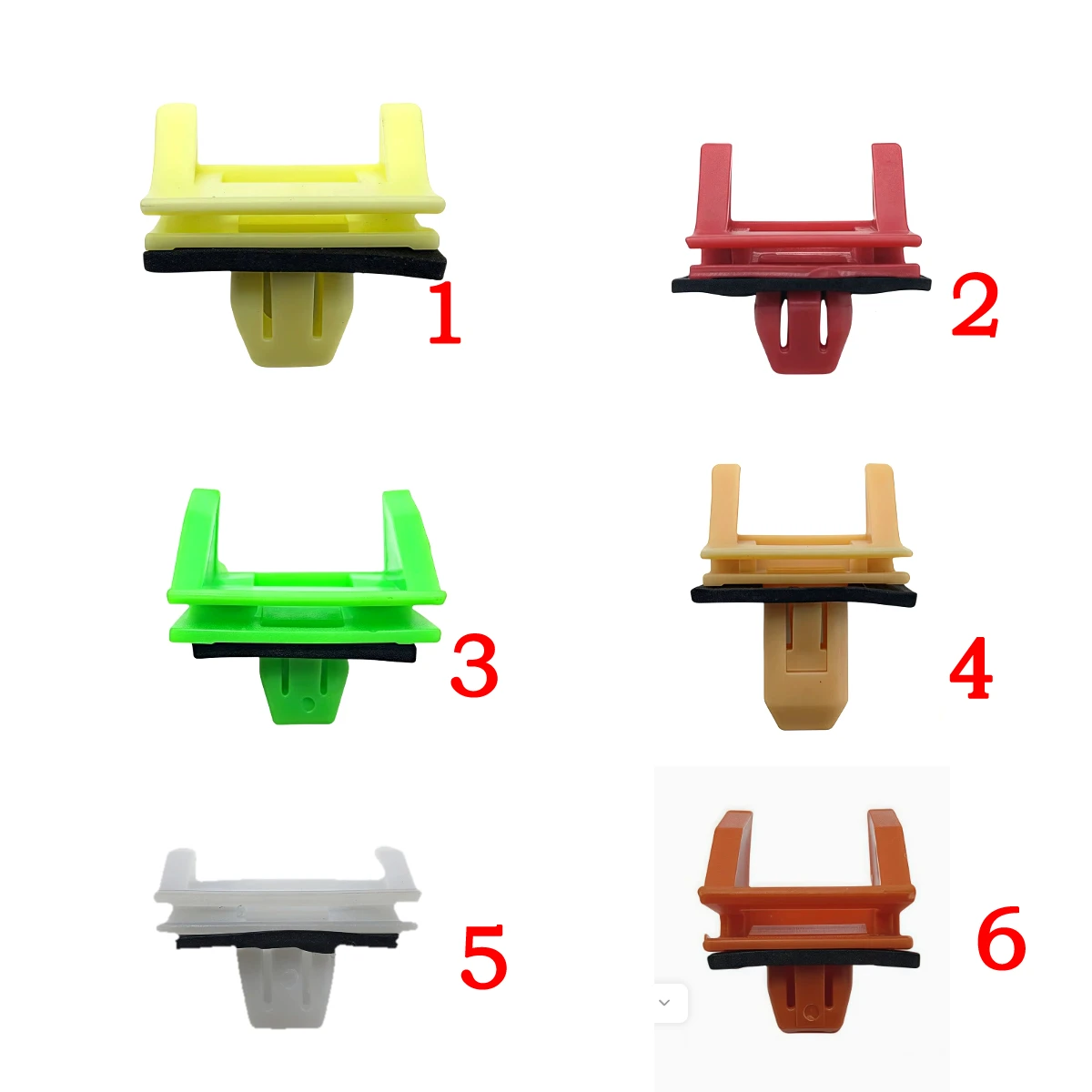 50/100x Exterior Trim Panel Fixing Clip for Toyota Alphard Door Outer 75397-48020 7539748020 7539748010 75397-58030 7539758020