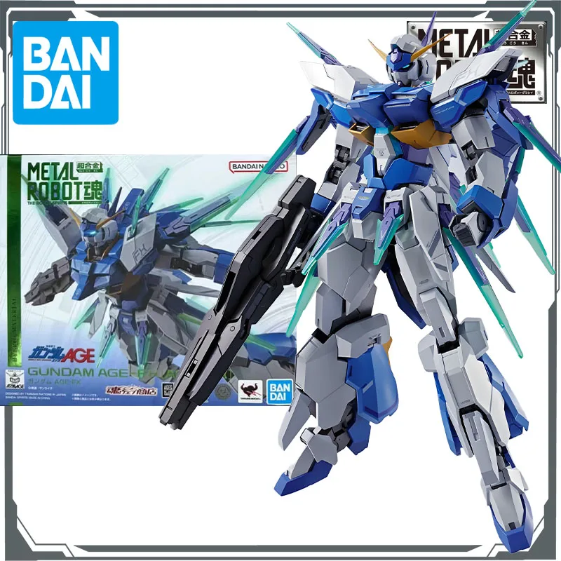 

Bandai Original Mobile Gundam METAL ROBOT GUNDAM AGE - FX Anime 140mm Action Figures Toys for Boys Gift Model Ornaments