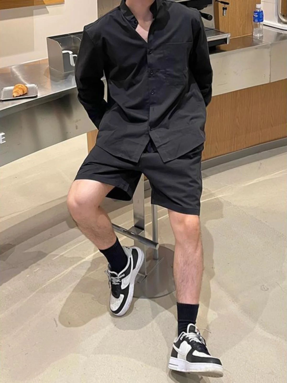 

Большой размер, однотонный комплект для пар, мужской и женский летний повседневный спортивный комплект из двух предметов, удобный дышащий материал