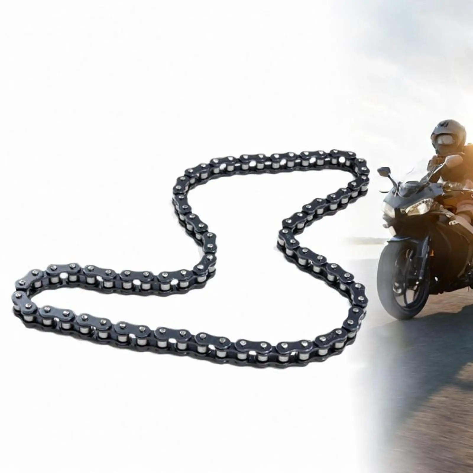 Chaîne de moto RC à échelle 1/4, fixation légère, Installation facile, 70 rouleaux, pièces de rechange pour moto électrique