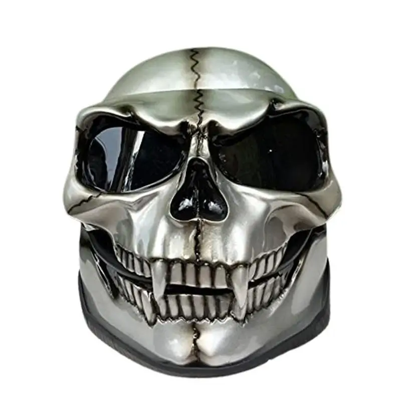 

Ghost Rider Skull Helmets Skull Motorcycle Goggles Skeleton Skull Helmets With Lens Full Face Skull Skeleton Helmets Motorcycle