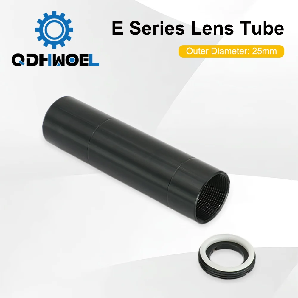 QDHWOEL E سلسلة CO2 آلة القطع بالليزر النقش ، عدسة أنبوب ل D20 F50.8 63.5 101.6 مللي متر ، D.25 ملليمتر