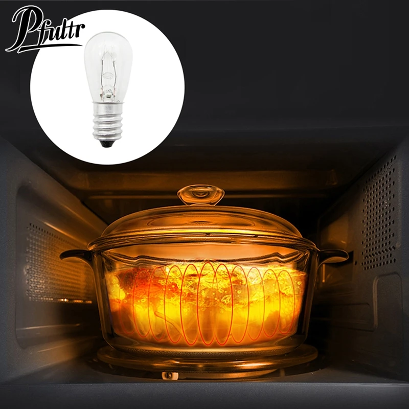 1Pc 10/15/20/25W E14 Oven Light Bulb Halogen Oven Refrigerator Lamp High Temperature Resistant Safe Dryer Microwave Light Bulb