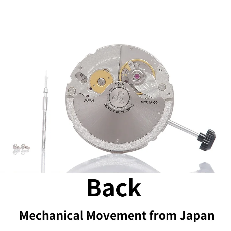 Watch Movement Accessories Miyota Mechanical Watch Movement Original Brand New 9015 Ultra-Thin West Rail 3H Calander