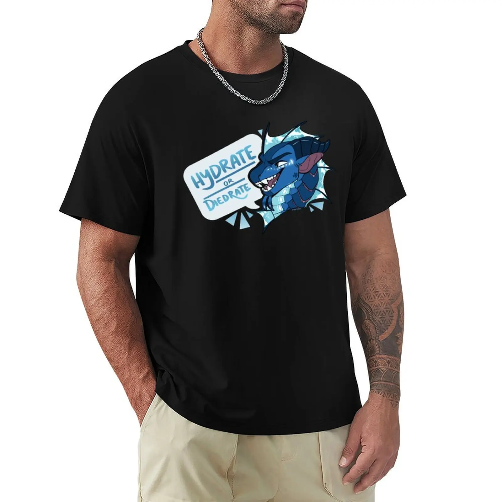 Hydrate or Diedrate! Tsunami WOF Wings of Fire T-Shirt Outdoor Activity Sports T-Shirt