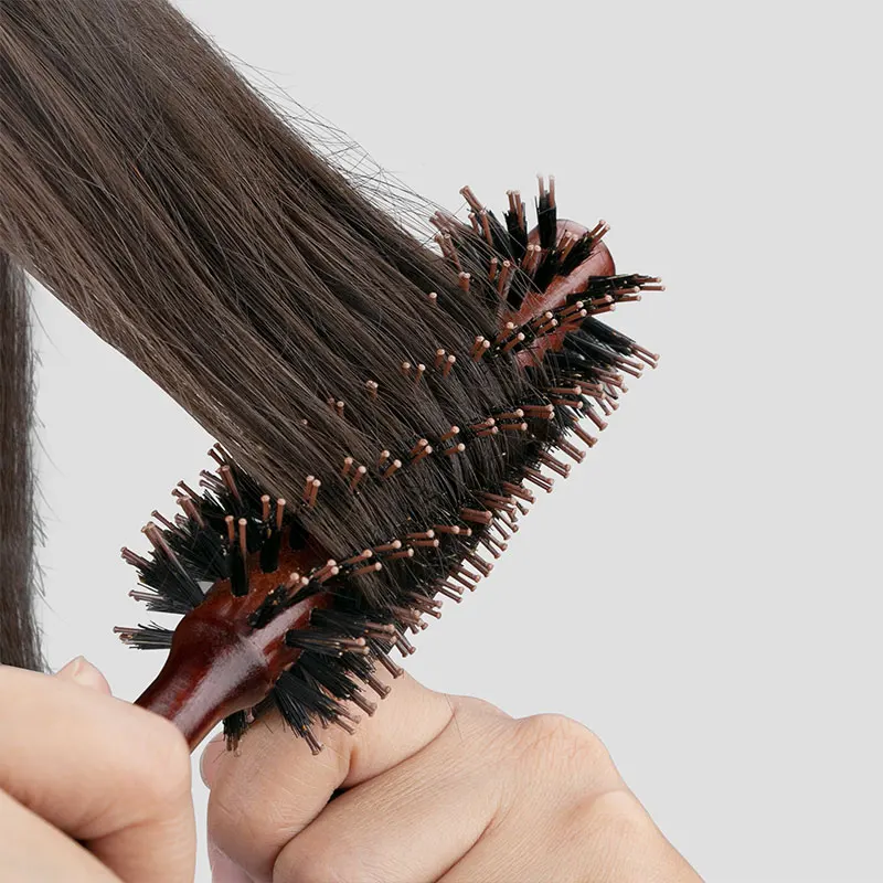Manufacturers Hair Salons with Sharp-tail Bristle Lotus Nylon Curly Hair Comb Roller Comb Hair Care Styling Comb