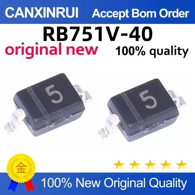 (5-100 pieces)Brand new original RB751V-40 silk screen 5 SOT-323 spot chip IC
