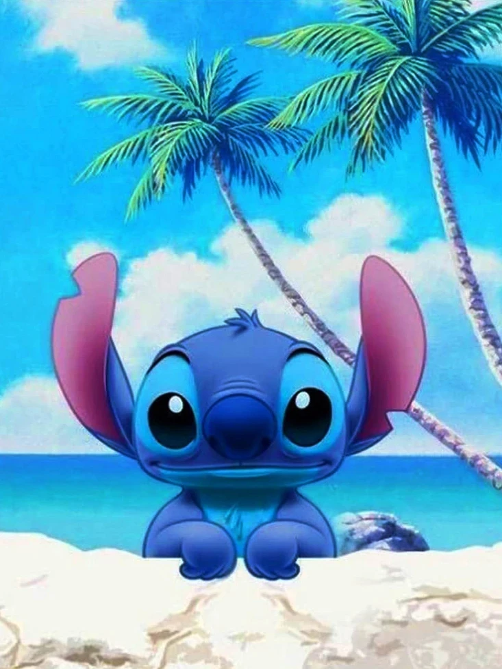 Lilo Stitch Quebra-cabeças para crianças, Disney Cartoon Characters, Wooden Puzzle, Jogo de inteligência infantil, Brinquedos artesanais, 35 pcs