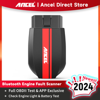 ANCEL BD200 OBD2 Scanner Bluetooth 5.0 OBD2 Code Reader Engine Fault Scanner Car Diagnostic Tools for Android IOS iPad