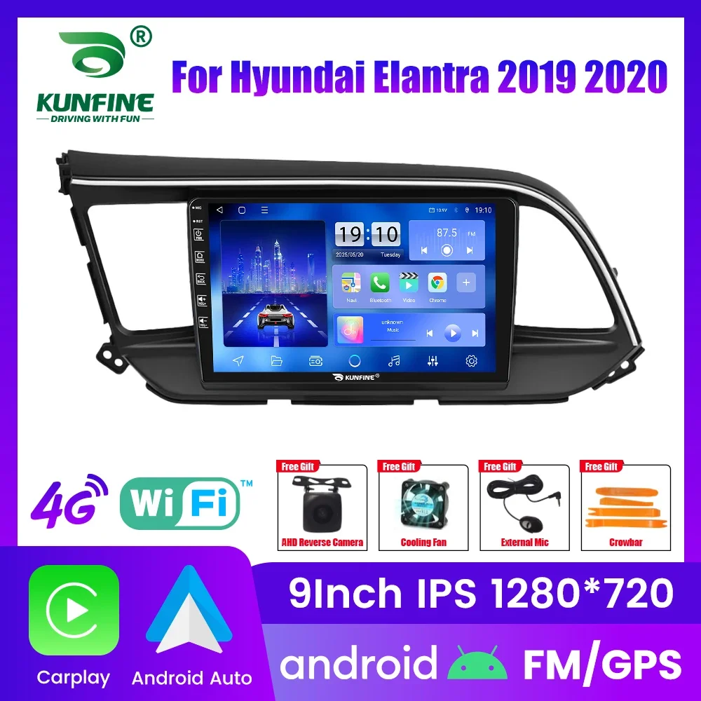 

10,33 "Android автомобильное радио для Hyundai Elantra 2019-2020 GPS-навигация мультимедийный видеоплеер Carplay Android авто стерео