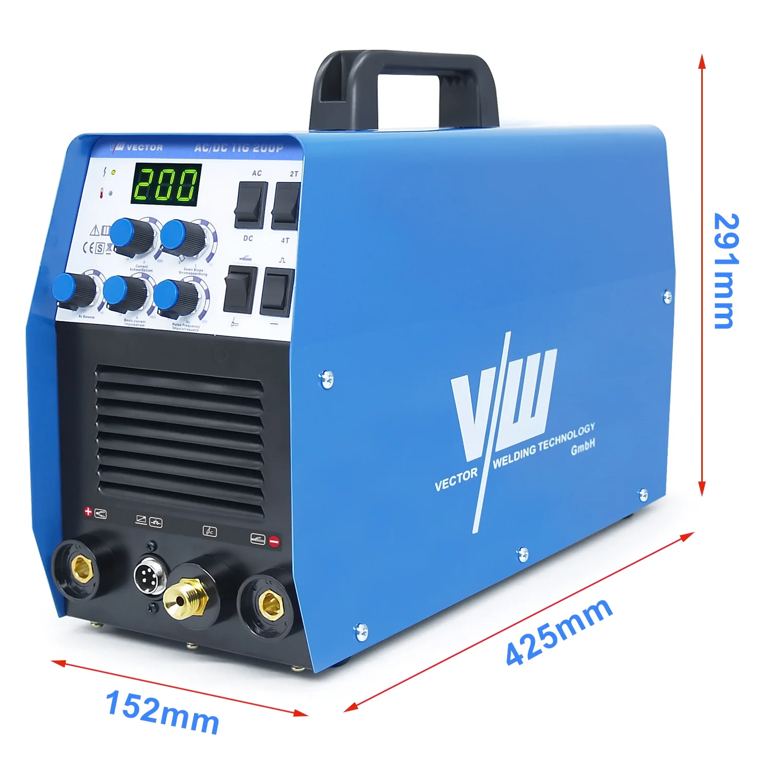 TIG Electrode Welding Machine AC DC Pulse Multi Inverter MMA Welder Milti-function