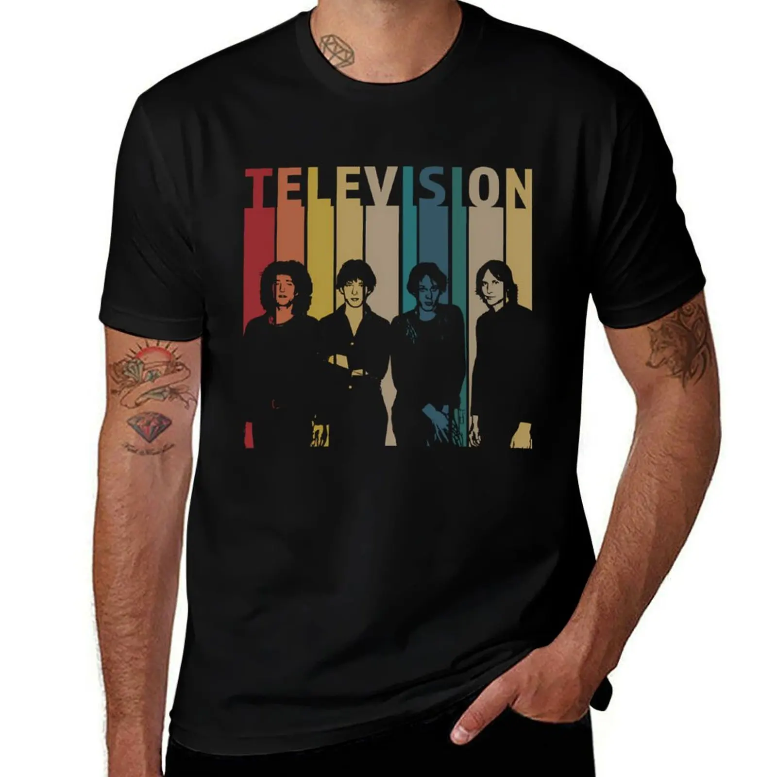 

shirts T-Shirt shirts cotton men man for cotton t soft Band t T-Shirt Retro man Vintage man for t for shirts g Television