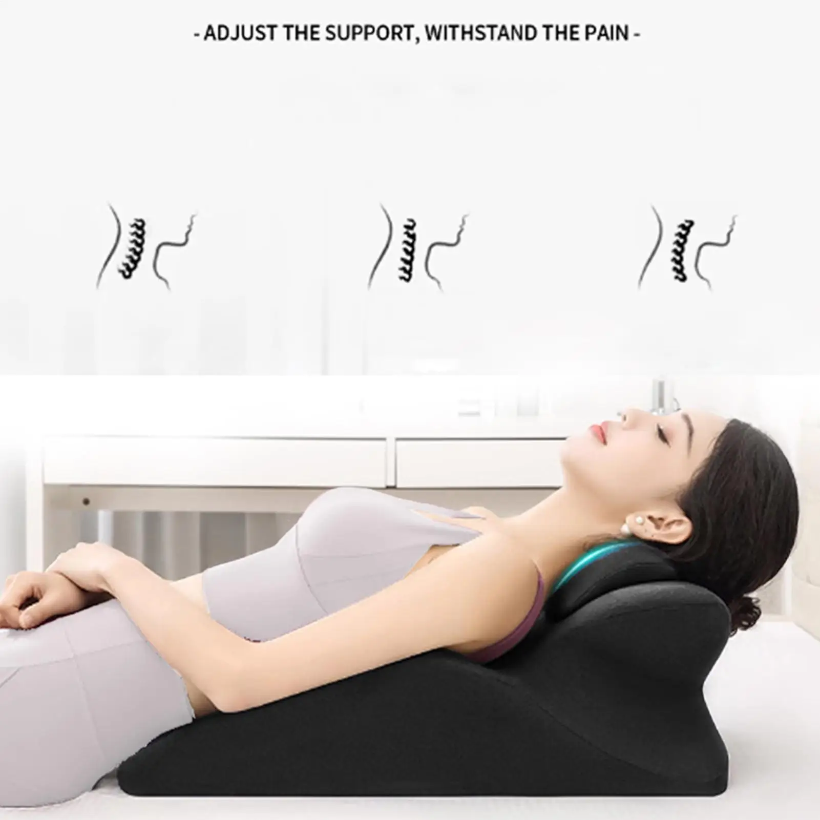 

Wedge Pillow Positioning Pillow For Relief Ergonomic Couple Accessories For Pressure Relief Snoring Reading Travel Workplace