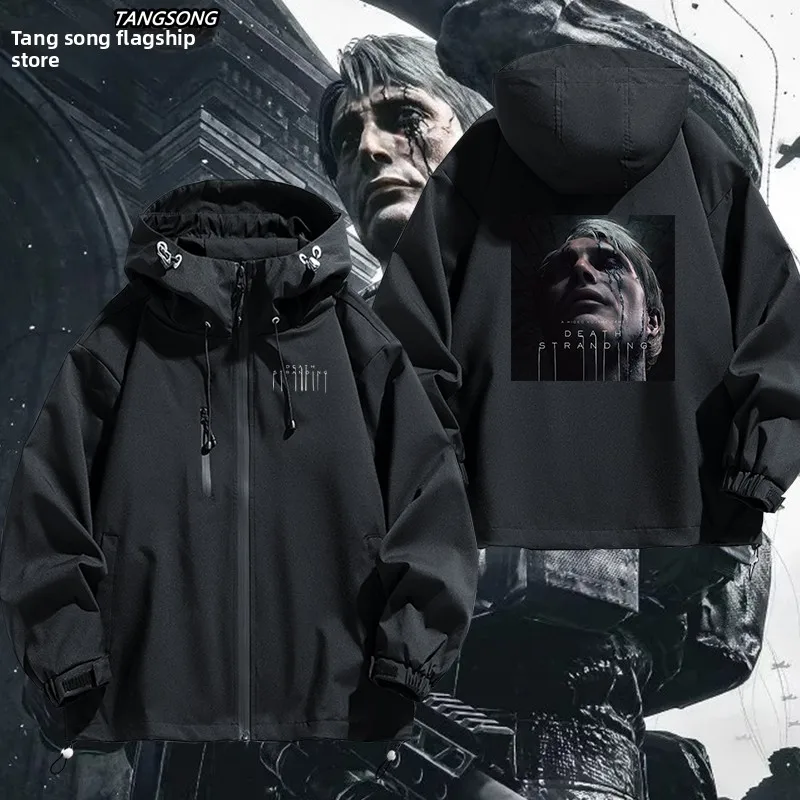 

Мужская куртка WRX STI Racing с капюшоном, из полиэстера и композитного волокна, ветрозащитная, с длинными рукавами, молодежная, модная