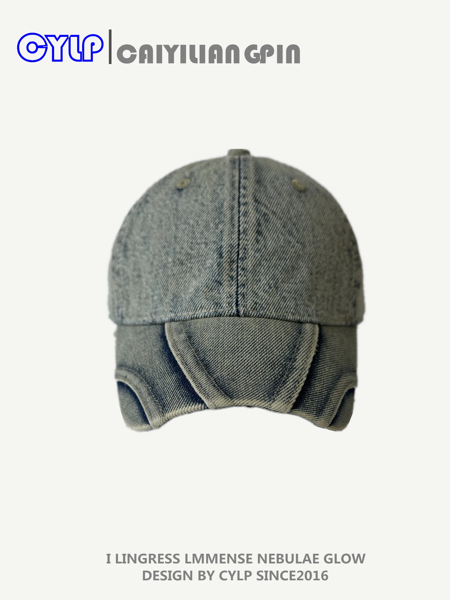 Hat Washed Denim Soft Top Baseball Cap Casual Simple Cap Show Small Face