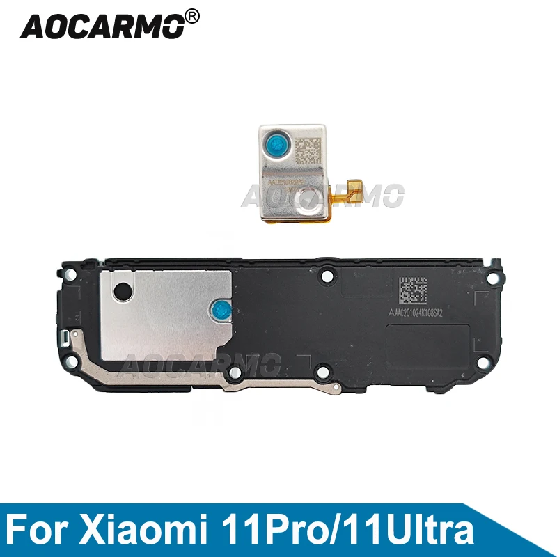 

Aocarmo для Xiaomi 11 Pro Ultra Mi 11U 11Pro верхний наушник и громкоговоритель динамик ЗУММЕР кольцо гибкий запасная часть для ремонта