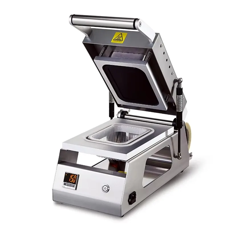 

DS-2 FRESH FRUIT Heat Manual Tray Sealing Packing Machine Tray Sealer Plastic Food Container Sealing Machine