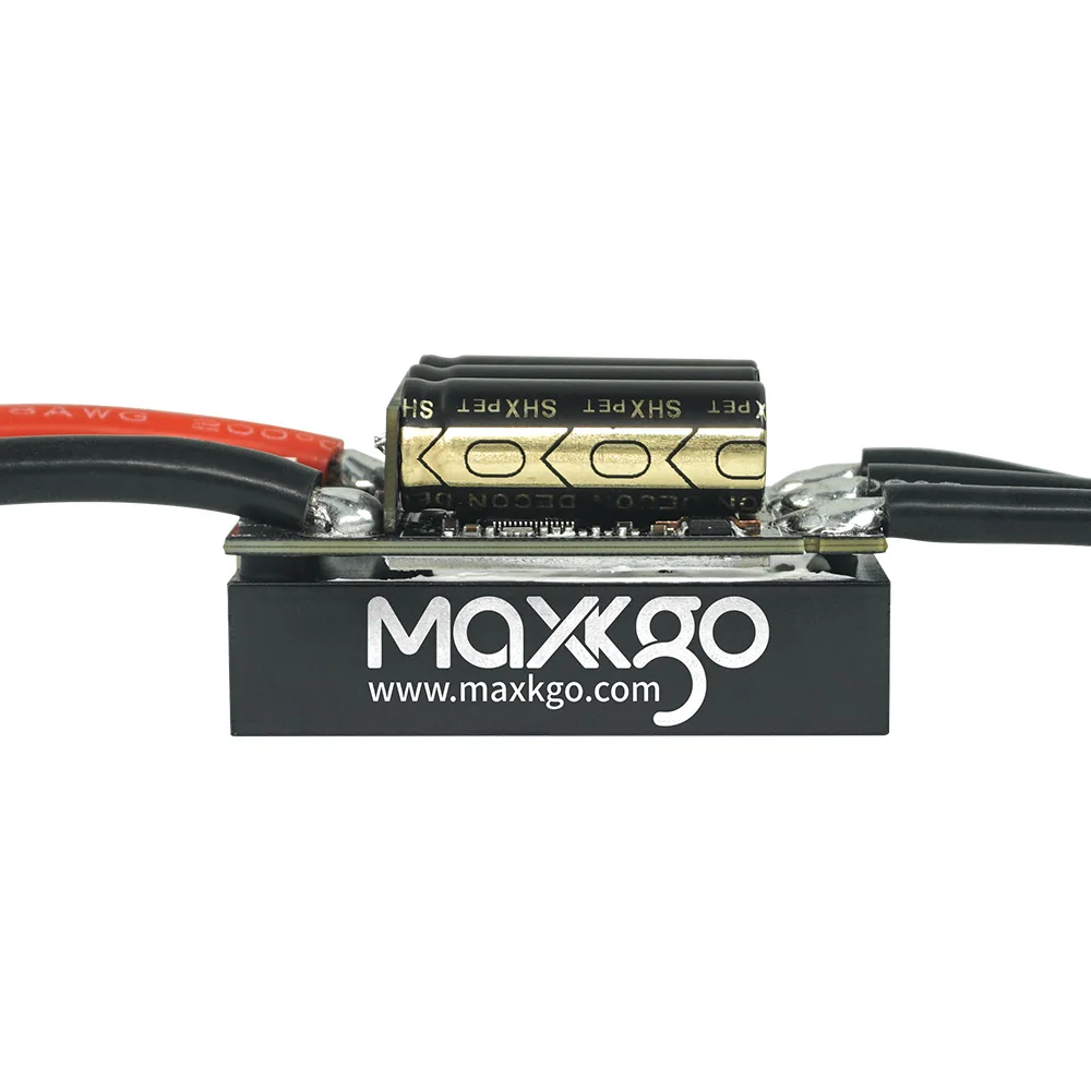 MAXKGO Mini ESC V6.8 basado en VESC6 controlador de Motor sin escobillas programable sin sensor 14- 60V 4-12S 100A ajustador USB CAN UART