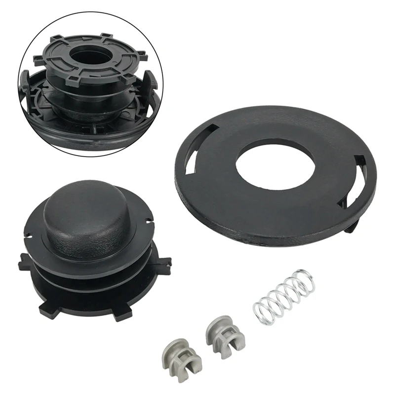 Kit de reconstrução de carretel de cabeça de aparador ABAE para STIHL FS44 FS55 FS83 FS85 FS90 FS110 FS120 FS130 FS200 FS250 Trimmer Autocut 25-2