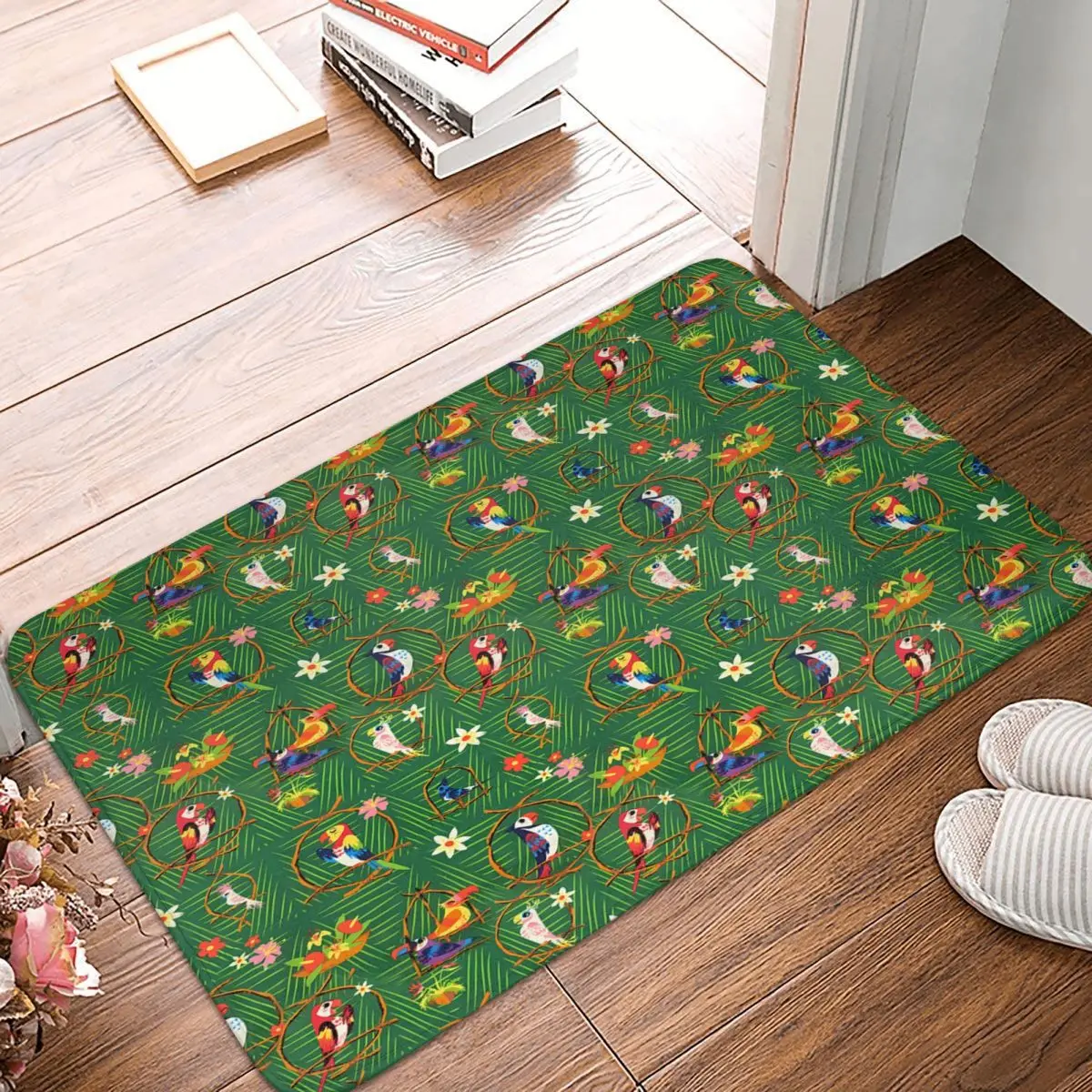 Enchanted Tiki Room 40x60cm Carpet Polyester Floor Mats Cute Style Anti-Slip Outdoor