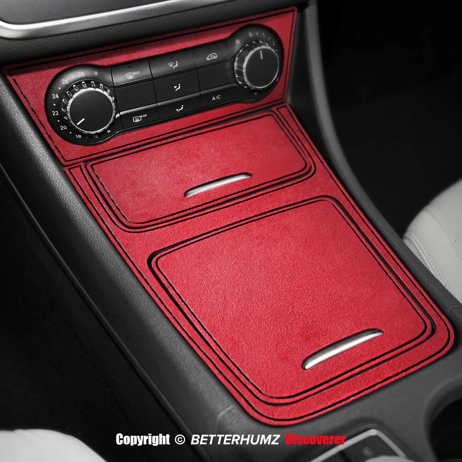 Auovo Console Centrale de Rangement compatible avec Megane