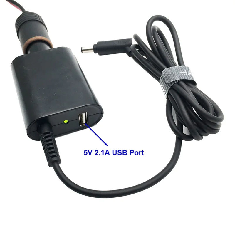 Adaptador de carregador de carro DC26.1V para aspiradores Dyson V6 V7 V8 com porta USB para casa