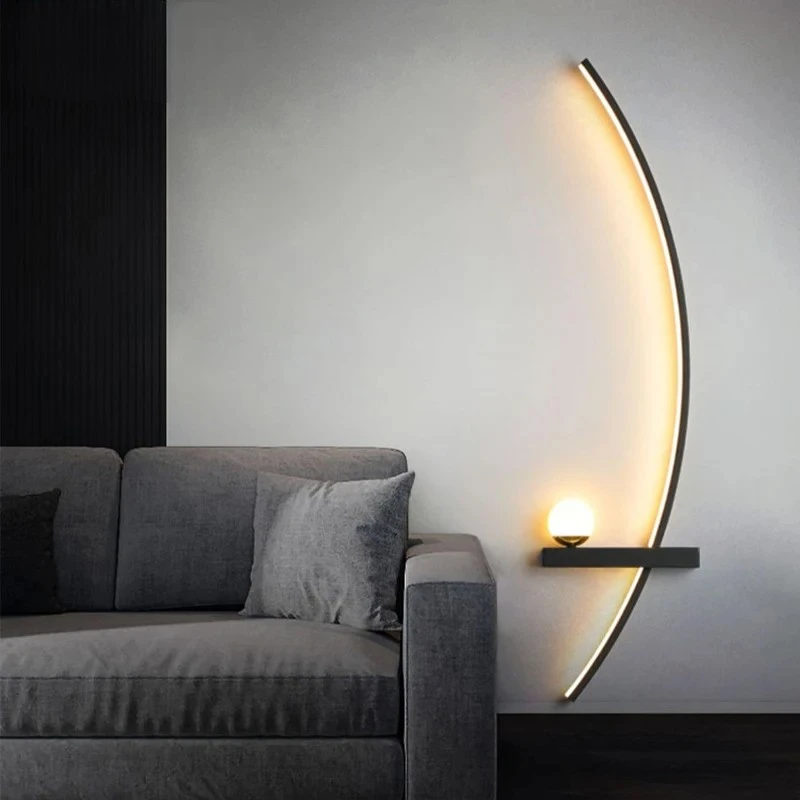 

Wall Lamp LED Remote Control Home-Appliance Sconce For Living Room Bedroom Bedside Modern Indoor Decorative Lighting Luminaires