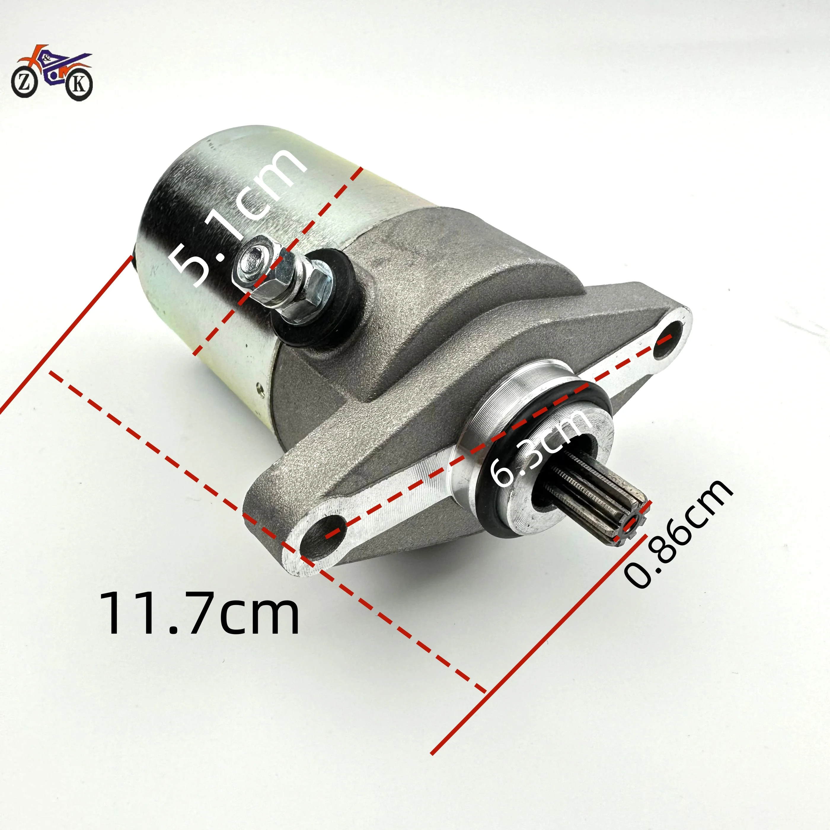 Suitable for Moto Haojue Fuxing VN Times Star VF Fashion Star HJ100T-2-3 starter motor