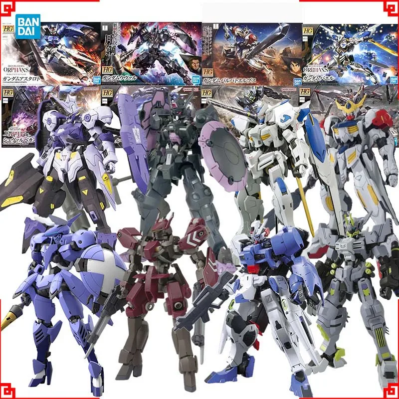 Bandai Gundam Model Kit HG IBO Sigrun Cyclase Schwal Asmoday Bael Kimaris Vidar Barbatos Lupus Rex Anime Action Figure Gunpla