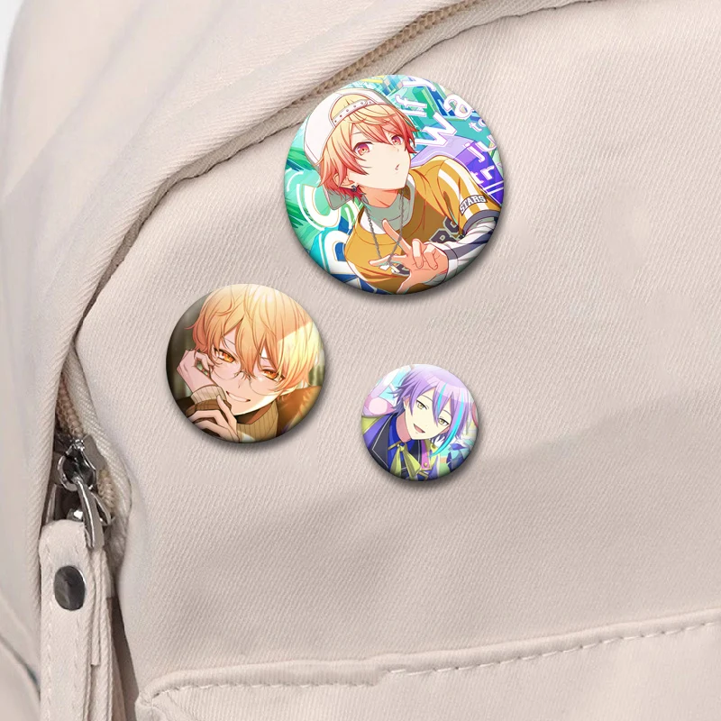 شارة على شكل رسوم كرتونية Tenma Tsukasa Kamishiro Rui Project دبابيس على ظهره ديكور دبابيس أنيمي مستديرة لإكسسوارات الهدايا والمجوهرات #5
