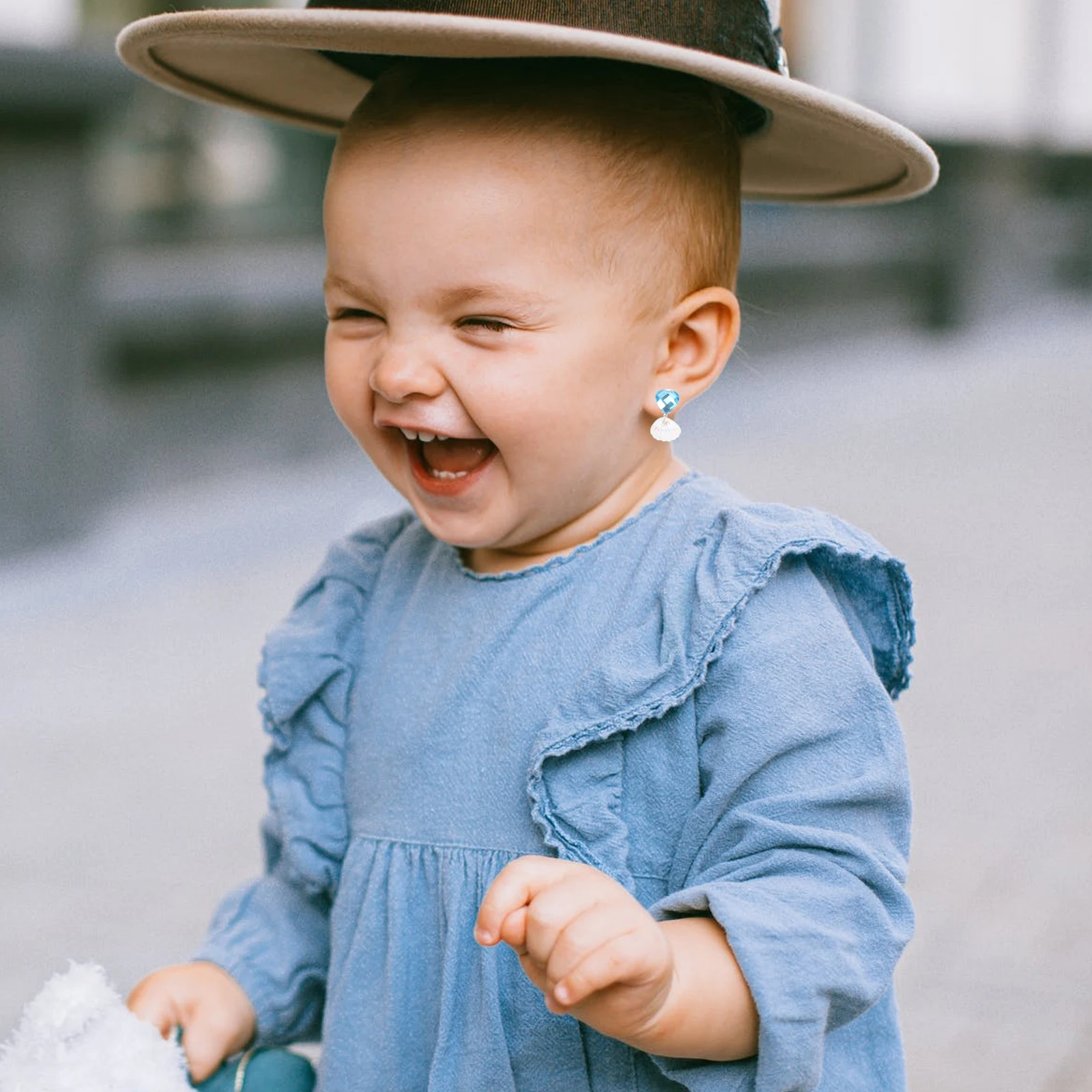 진주 목걸이 팔찌 세트 어린이 보석 목걸이 소녀 액세서리 작은 수지 어린이를위한 쉘 아기 선물