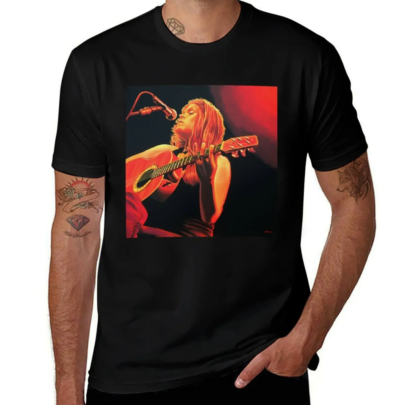 

Beth Hart painting T-Shirt t shirt man luxury man tshirt t shirts for man graphic funny T-shirt