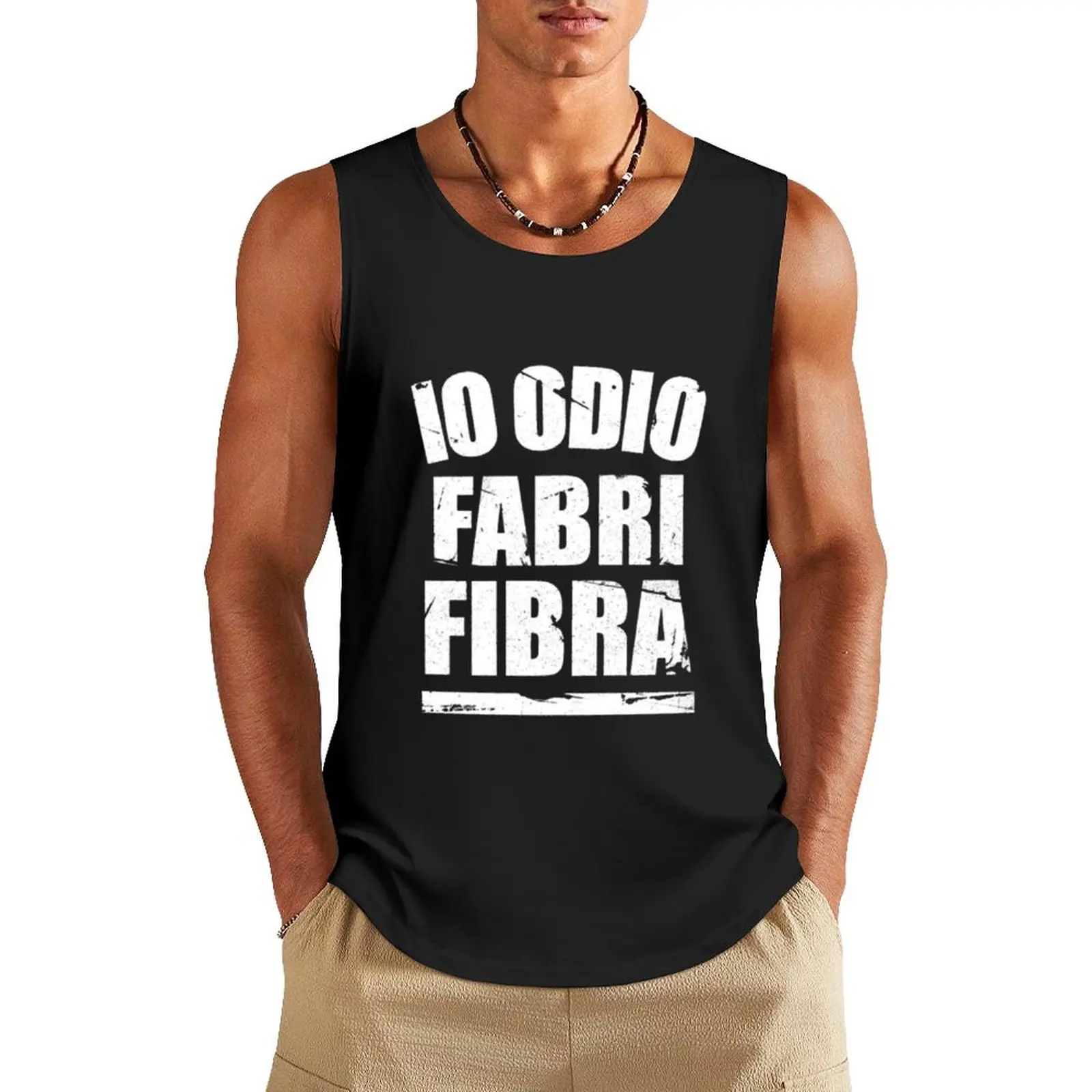 

Io odio Fabri Fibra Tank Top Muscle fit sleeveless man shirts Top summer muscular man