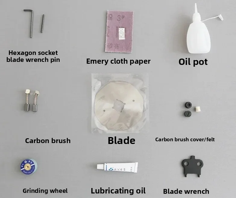 Round knife electric scissors hand cutting machine, handheld small